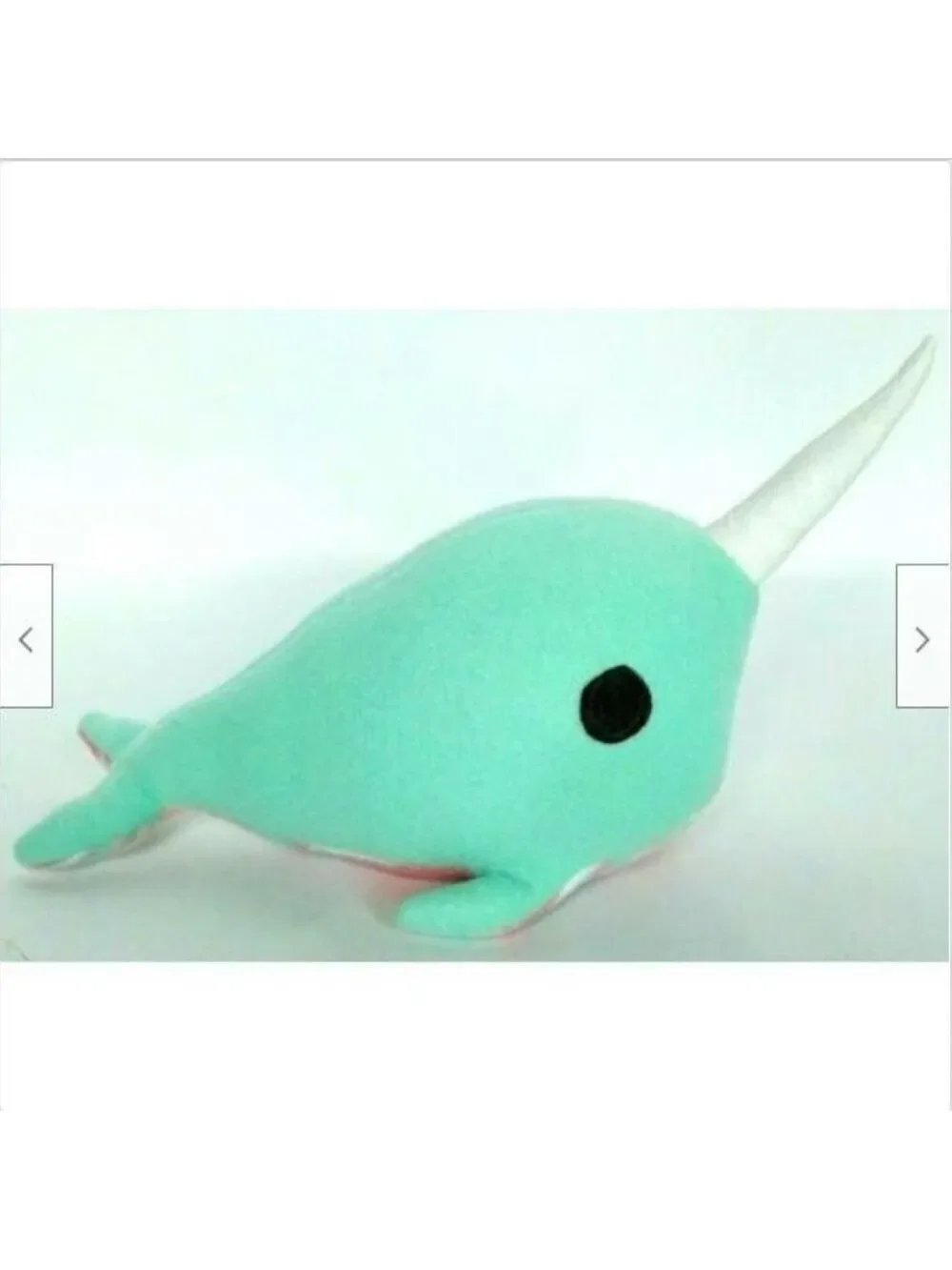 Narwhal Whale Plush 13.5 Inch Tie Dye